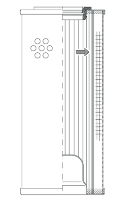 R5110C10  | FILTREC | Cartridge Hydraulic Metal Canister Filter