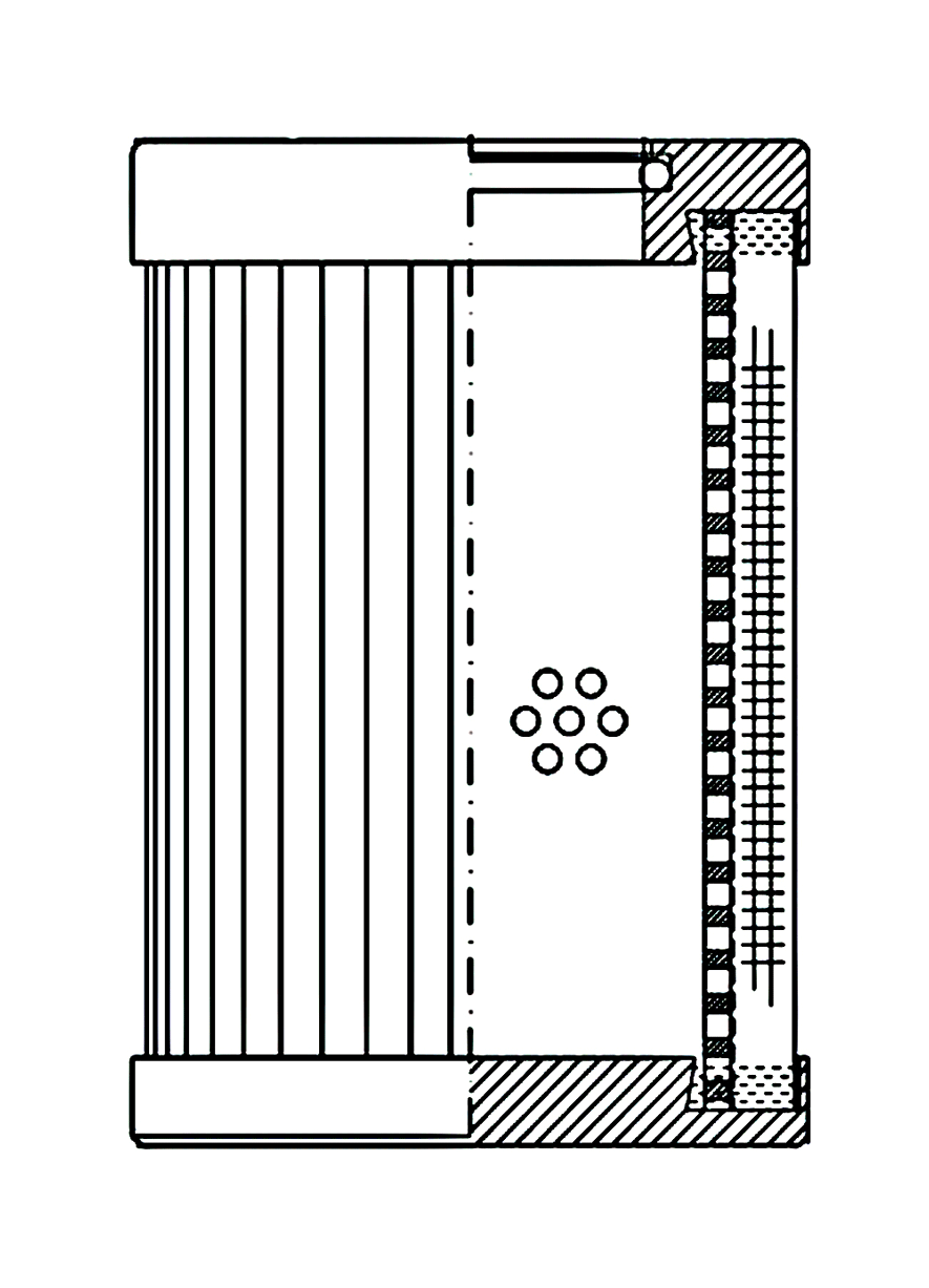 P167415 | Donaldson | Pleated Microglass Filter Element
