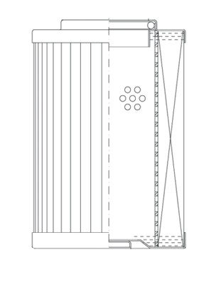 D79E25GAV | WIX | Pleated Micro-Glass Element | OFS # 97-05-0123