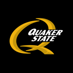 Quaker State Yellow Black And White  Logo