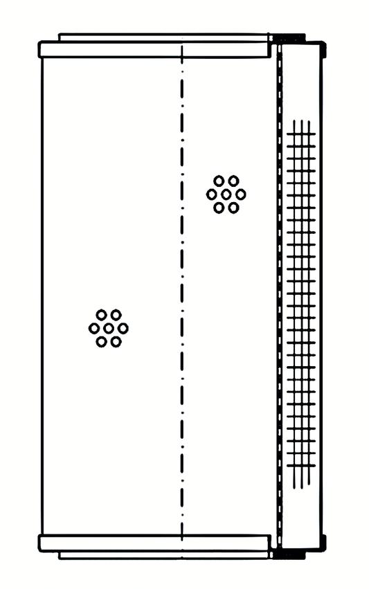 920522 | Parker | Pleated Wire Filter Element