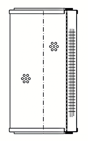 920522 | Parker | Pleated Wire Filter Element