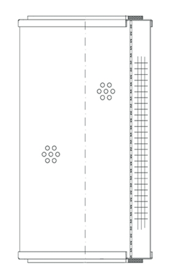  97-01-0002 | Online Filter Supply | Pleated Paper Filter Element |