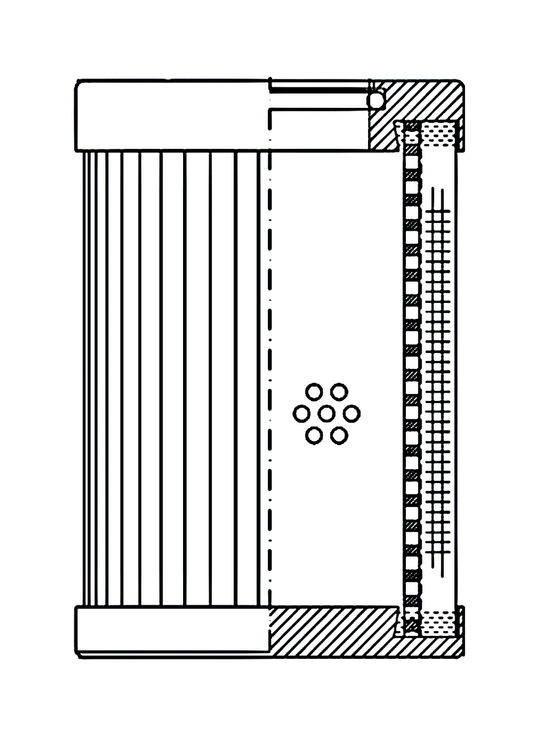 P167415 | Donaldson | Pleated Microglass Filter Element