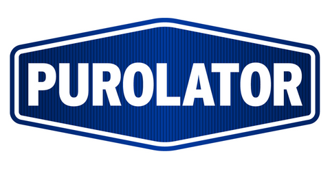 Purolator Blue & White Logo