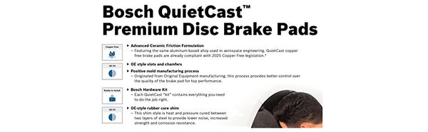 BC905 | Bosch | Quiet Cast Ceramic Brake Pads