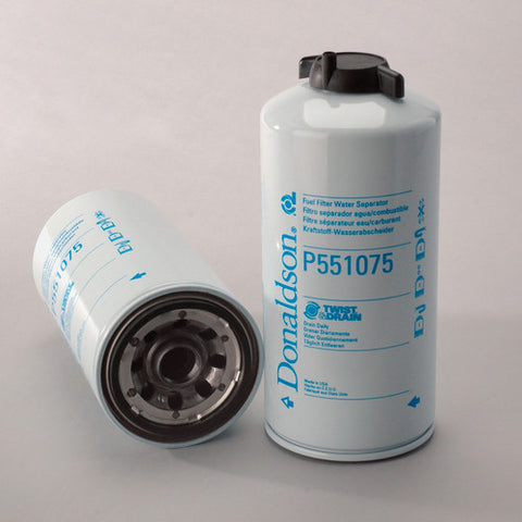 P551075 | DONALDSON | Fuel/Water Separator Spin-On W/Open Port